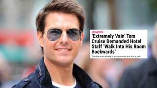 Report: You May Only Enter Tom Cruise's Hotel Room Backwards